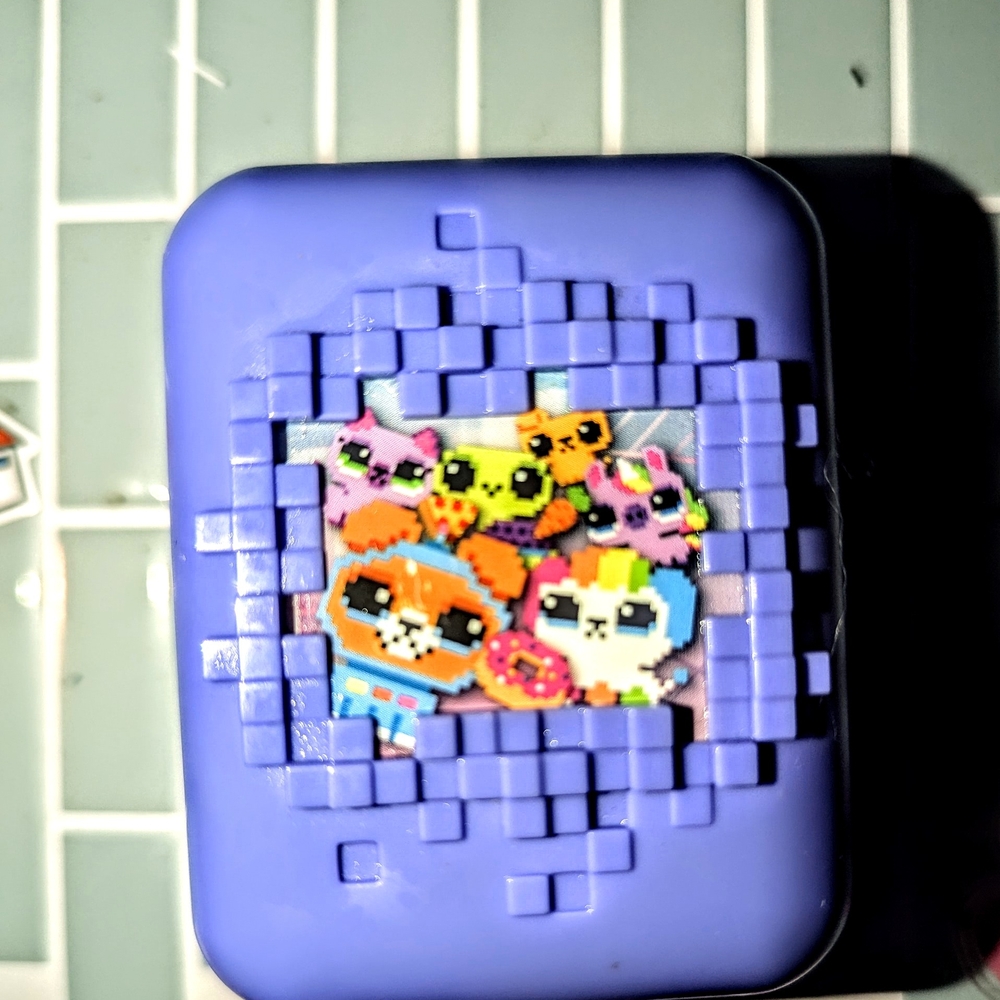 Bitzee Purple Pixel  3D hologram interactive pets